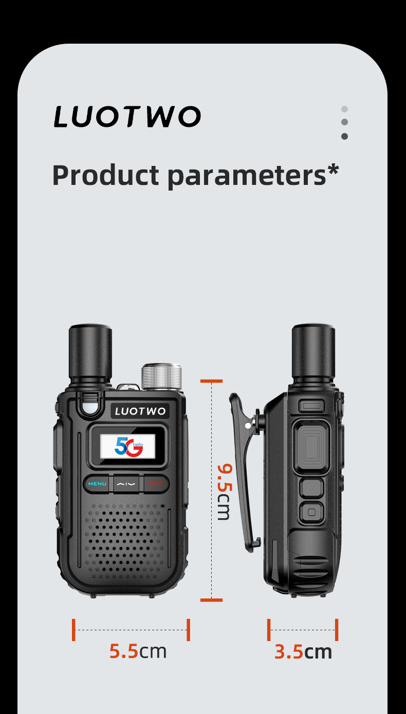 LUOTWO walkie talkie 5230_12