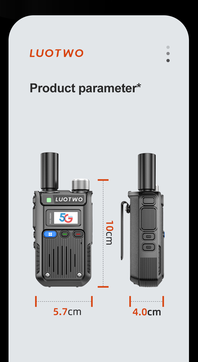 LUOTWO walkie talkie N6300_12