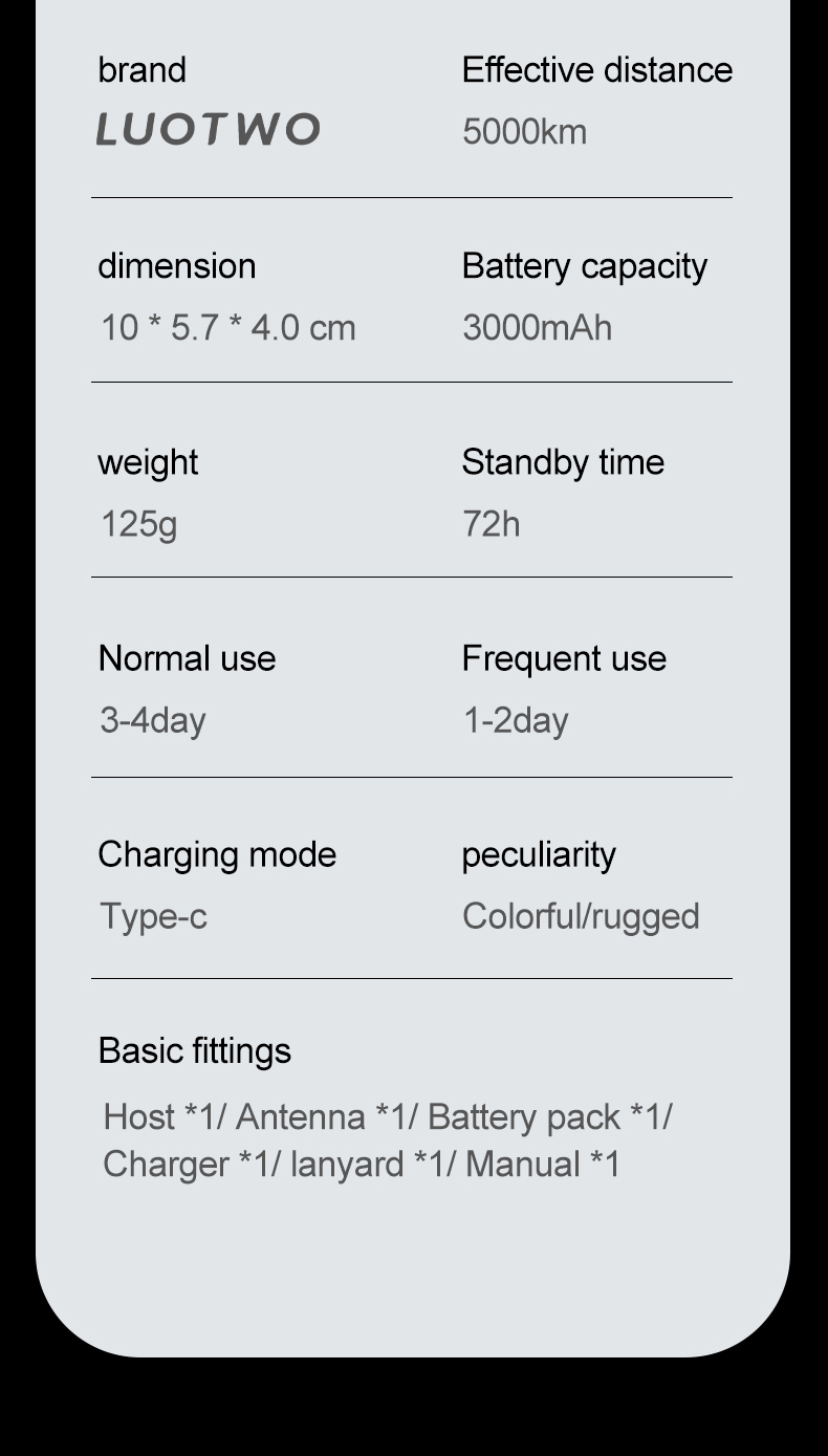 LUOTWO walkie talkie N6300_13