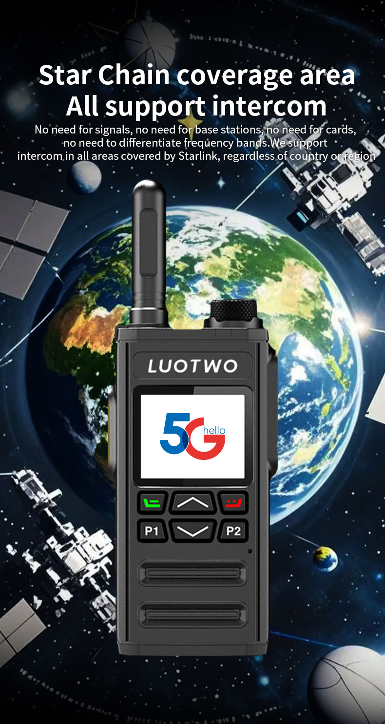 LUOTWO Zello Starlink Walkie Talkie DG2000