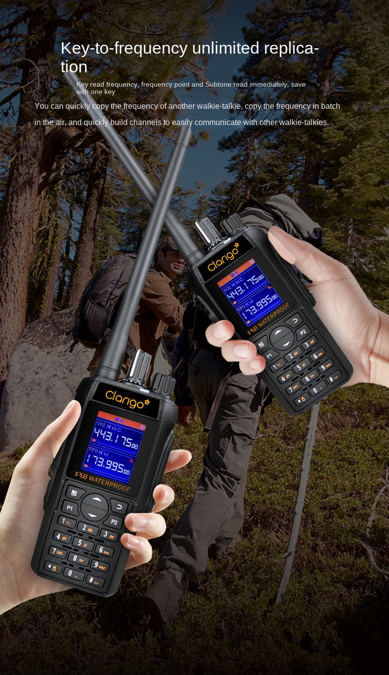 DM668 full band UV15W walkie talkie