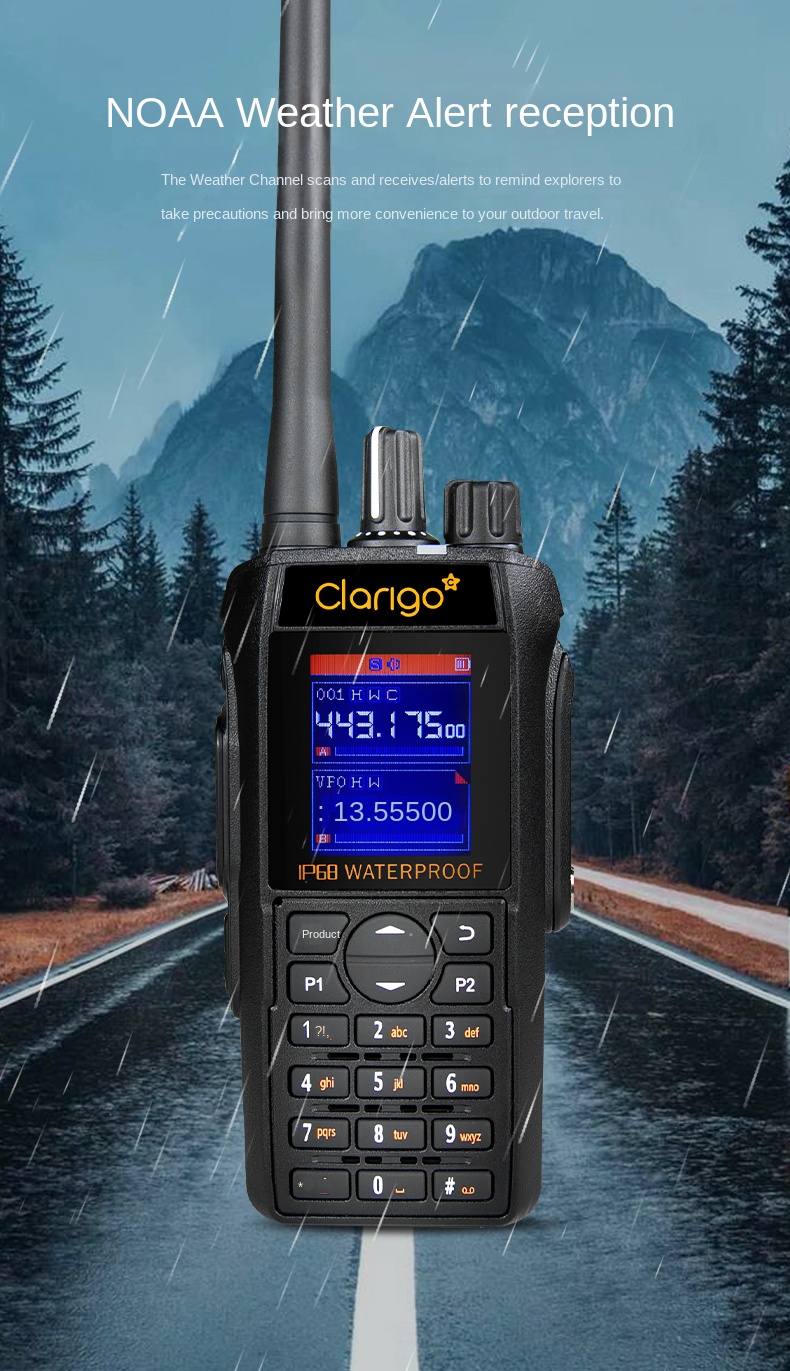DM668 full band UV15W walkie talkie