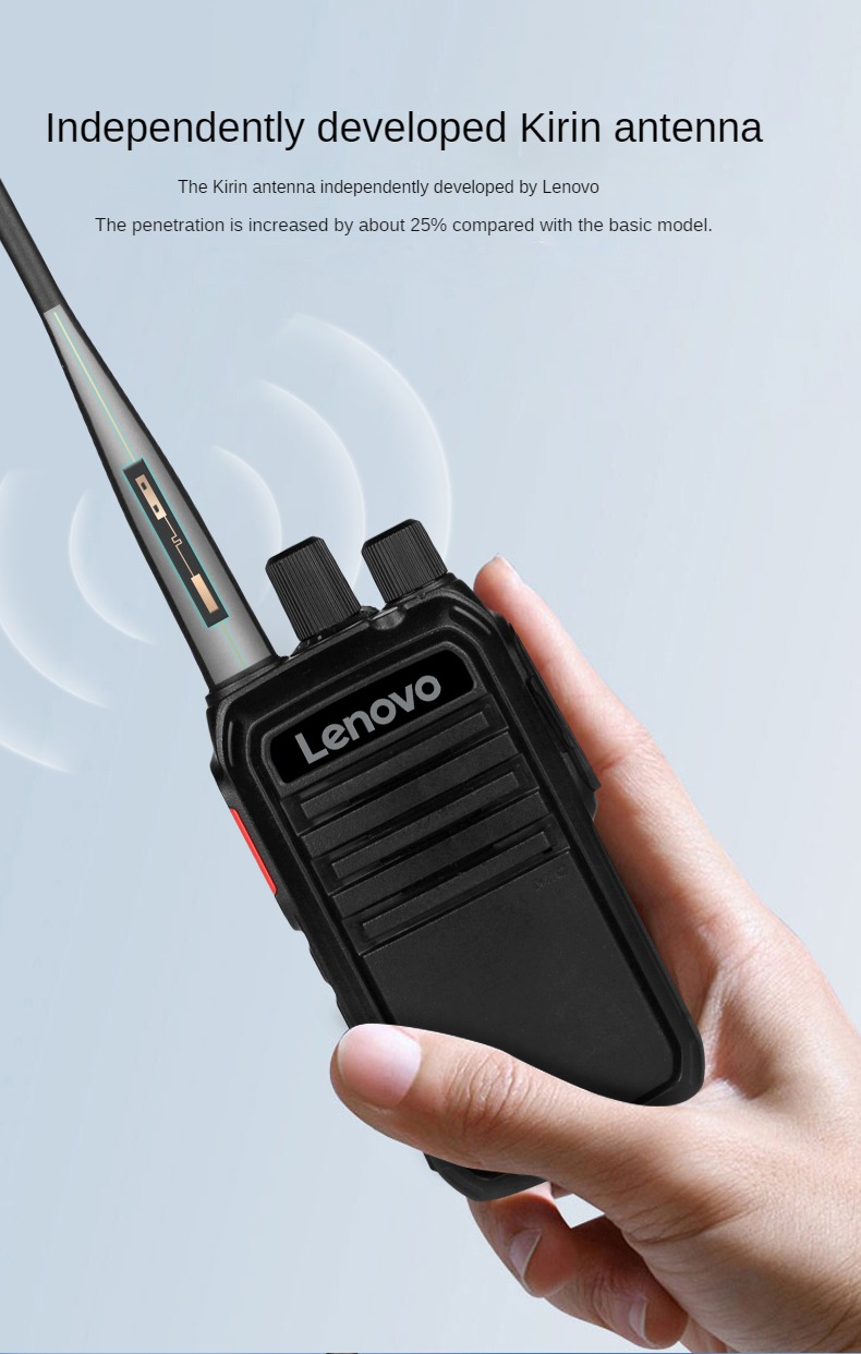 Lenovo C11+ Walkie-Talkie 16 Channel Two Way Radio