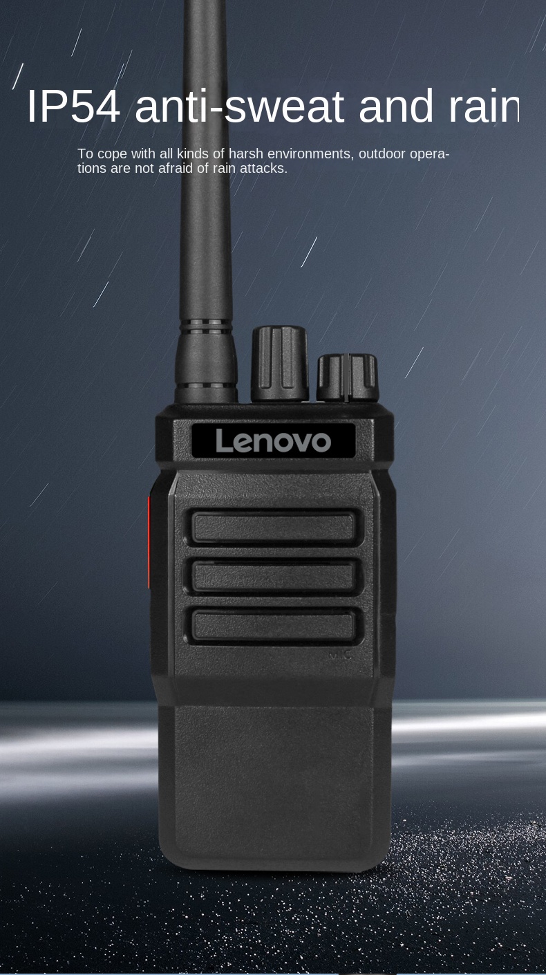 Lenovo C12+ Walkie Talkie UHF Two Way Radio