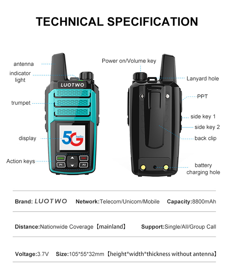 LUOTWO walkie talkie N88_14