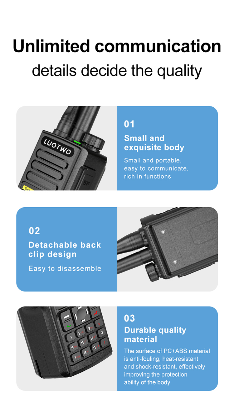 LUOTWO walkie talkie N98_9