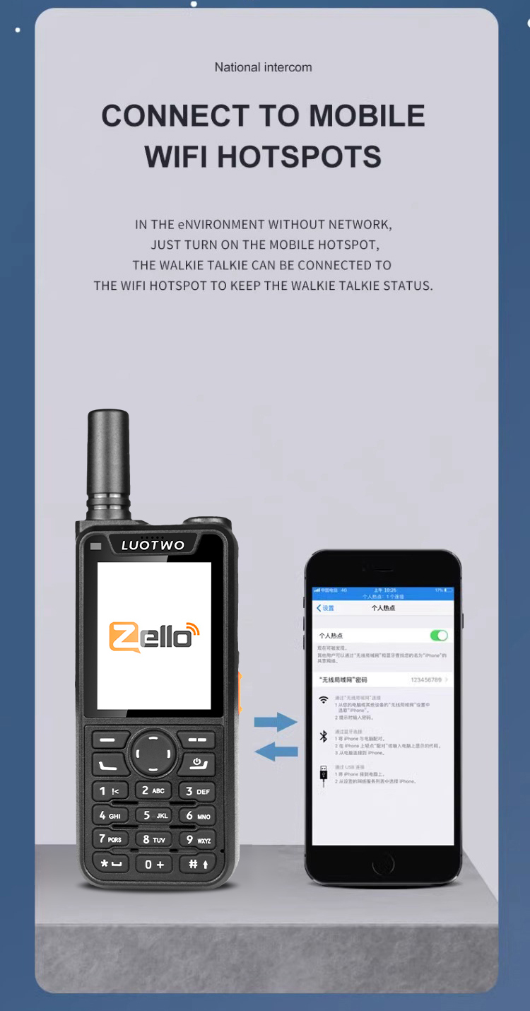 LUOTWO M920 Zello Walkie Talkie 