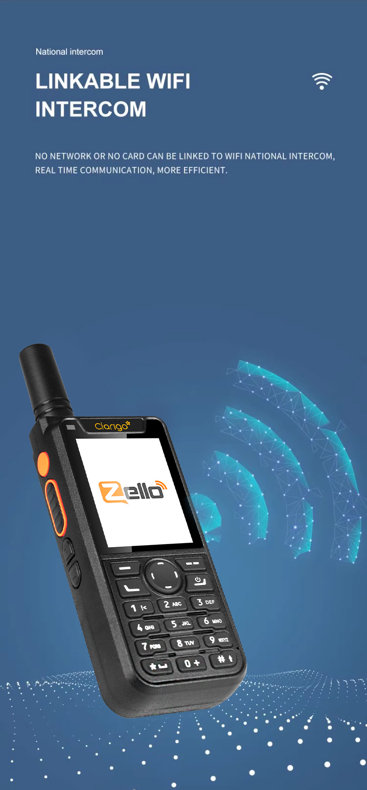 Clarigo M920 Zello Walkie Talkie