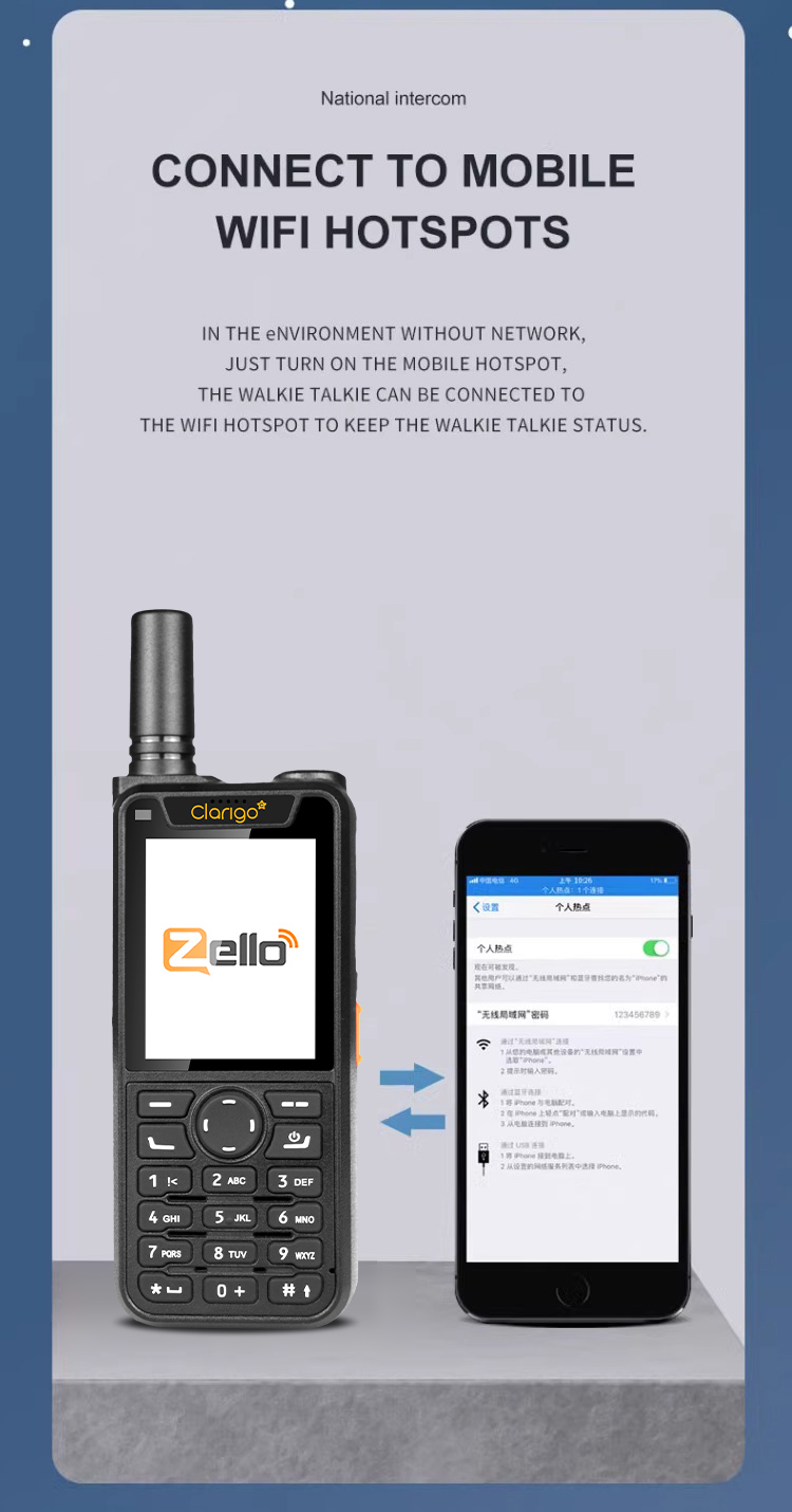 Clarigo M920 Zello Walkie Talkie