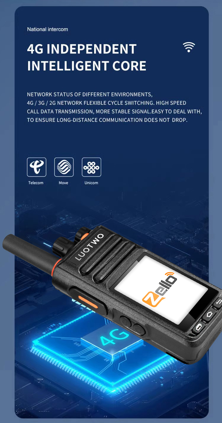 LUOTWO M3 Zello 2G/3G/4G Walkie Talkie