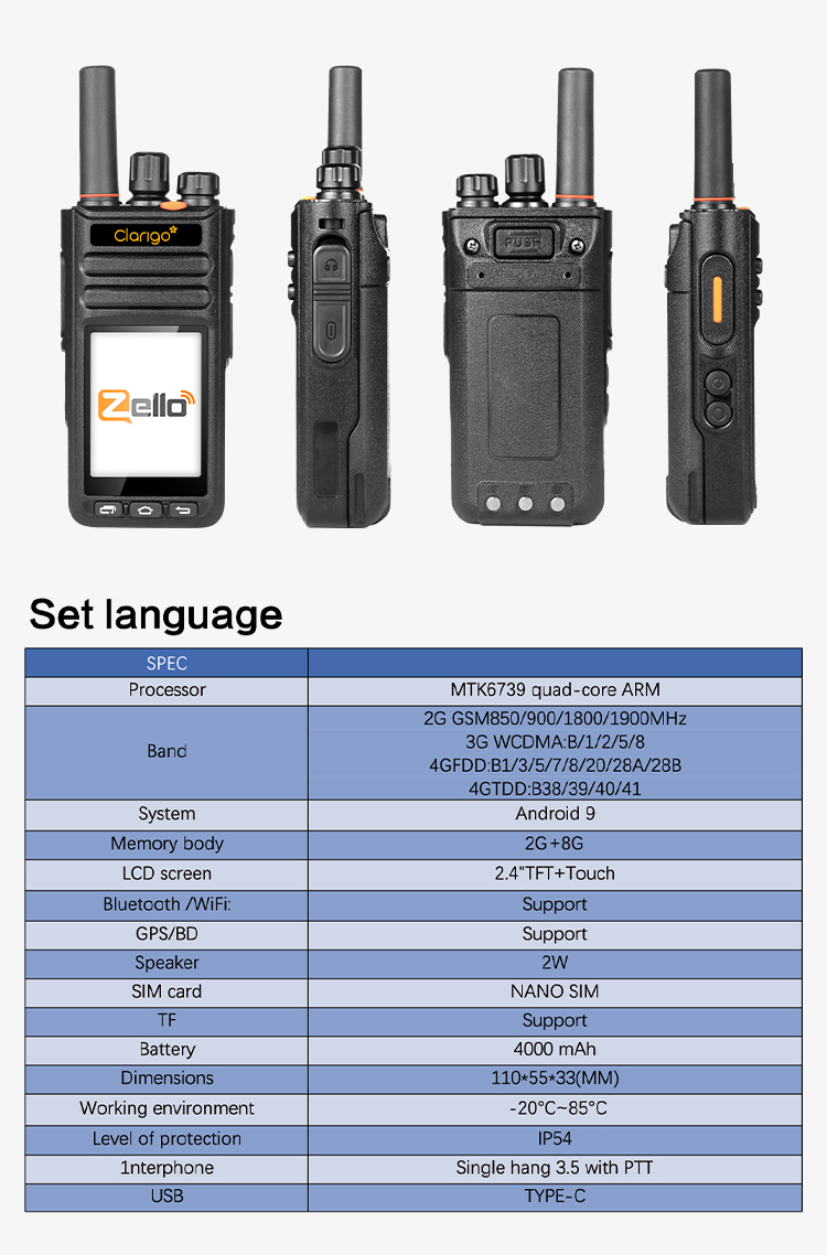 Clarigo M3 Zello POC radio