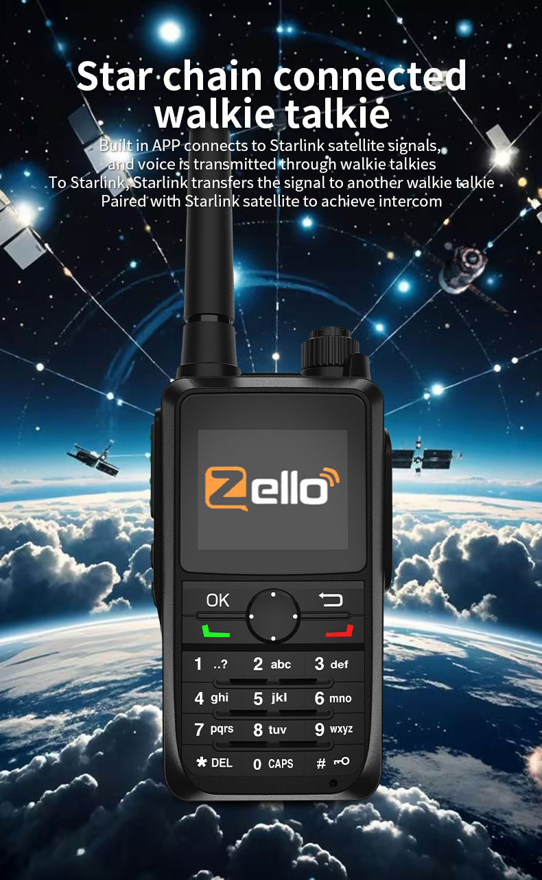 Starlink Walkie Talkie Zello LUOTWO DG6300