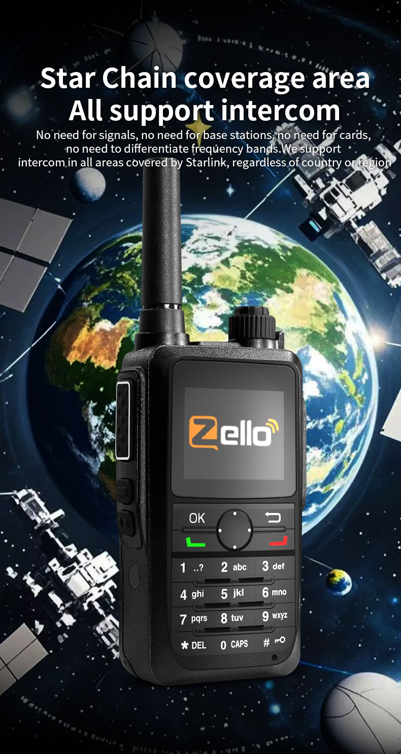 Starlink Walkie Talkie Zello LUOTWO DG6300