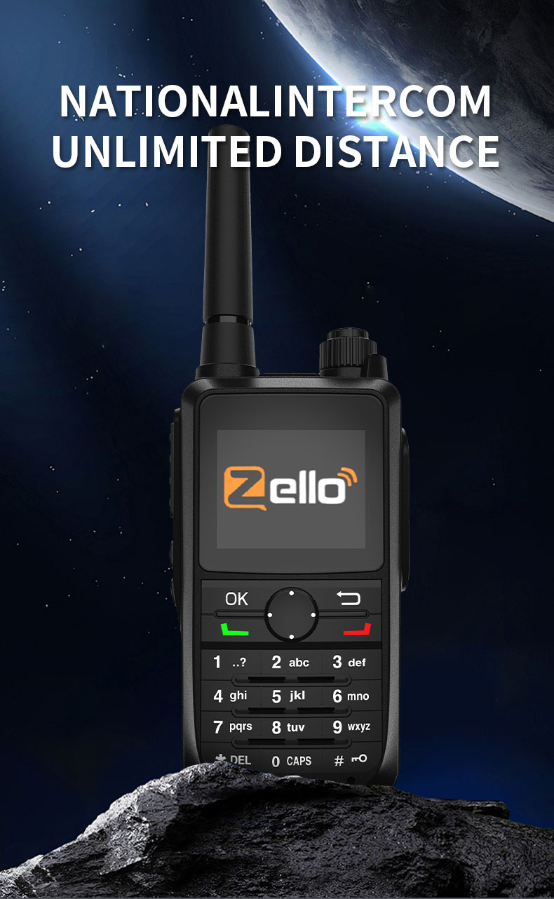 Zello DG6300 National Intercom Walkie Talkie Support WiFi bluetooth Long Range Radio