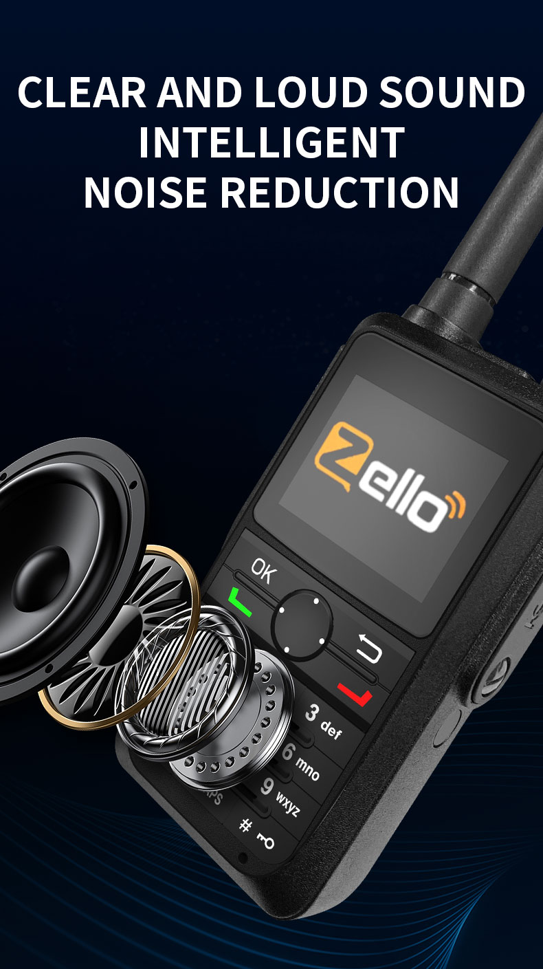 Zello DG6300 National Intercom Walkie Talkie Support WiFi bluetooth Long Range Radio