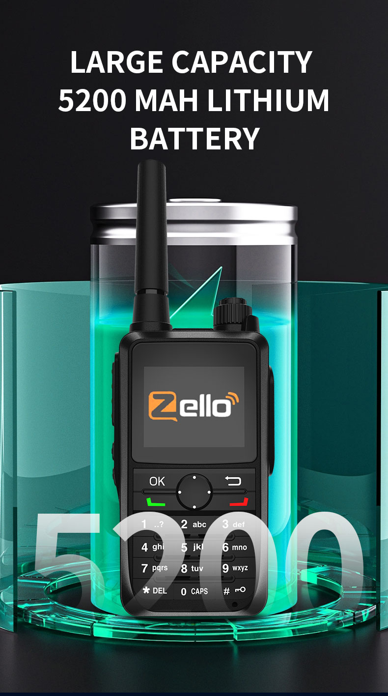 Zello DG6300 National Intercom Walkie Talkie Support WiFi bluetooth Long Range Radio