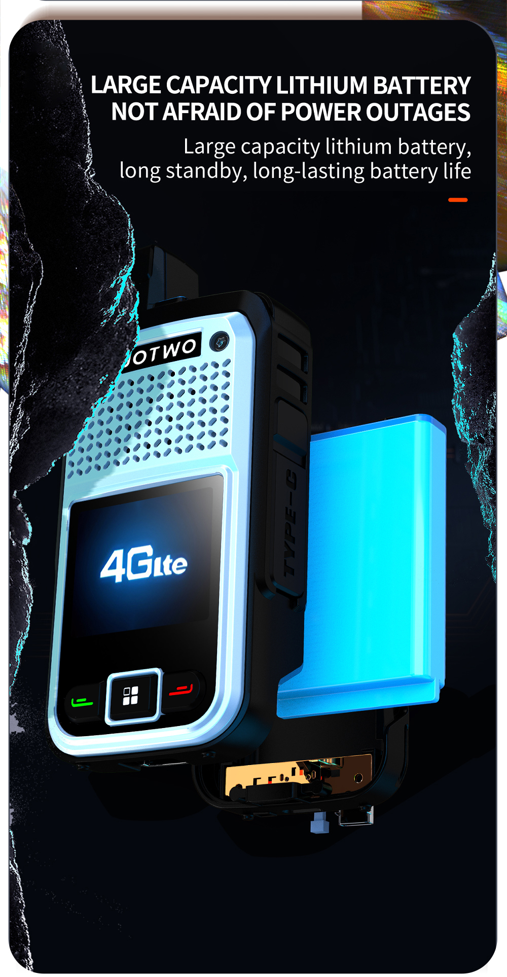 LUOTWO Walkie Talkie W500+